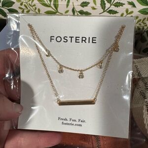 Fosterie Layered Gem Necklace